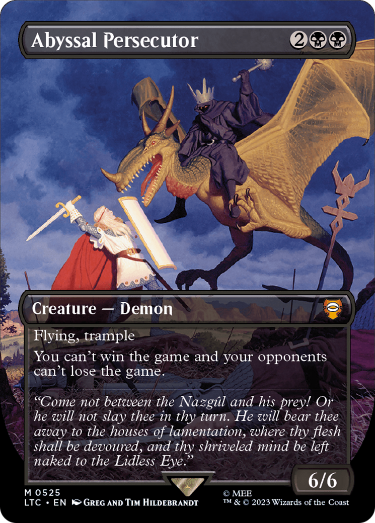 Image of Abyssal Persecutor (Borderless) [The Lord of the Rings: Tales of Middle-Earth Commander]