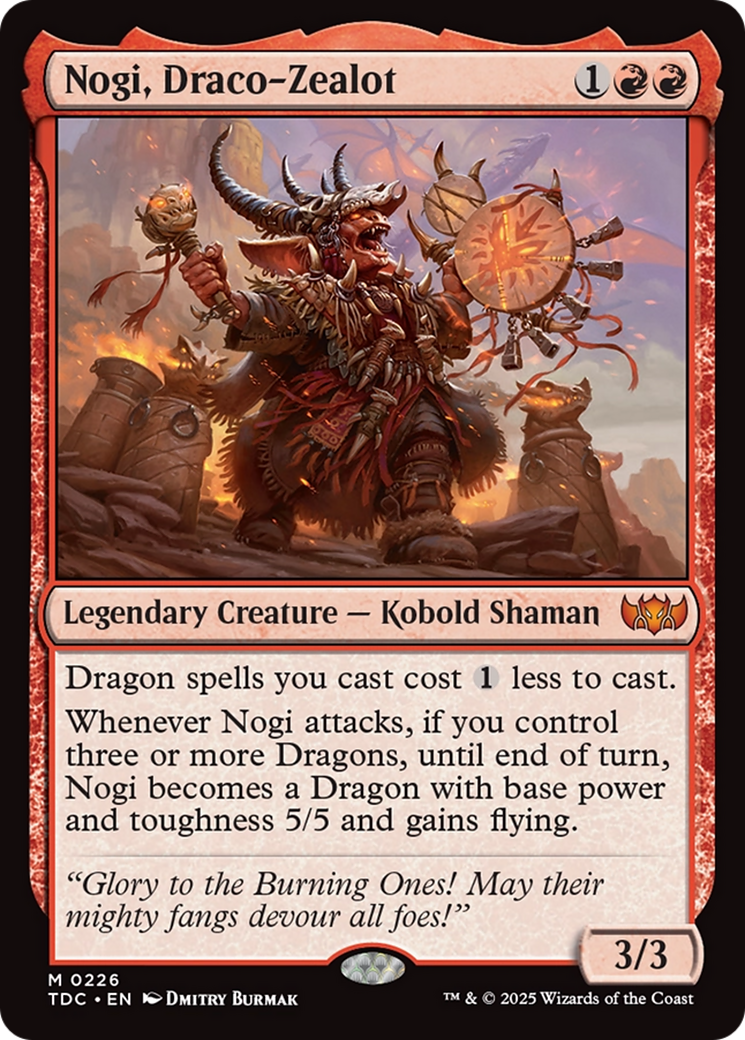 Image of Nogi, Draco-Zealot [Tarkir: Dragonstorm Commander]