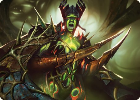 Image of Maze's Mantle Art Card [Phyrexia: All Will Be One Art Series]
