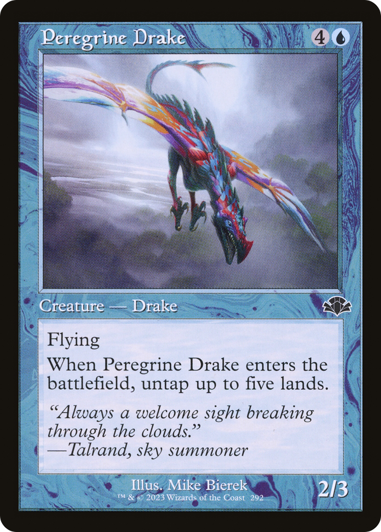 Image of Peregrine Drake (Retro) [Dominaria Remastered]