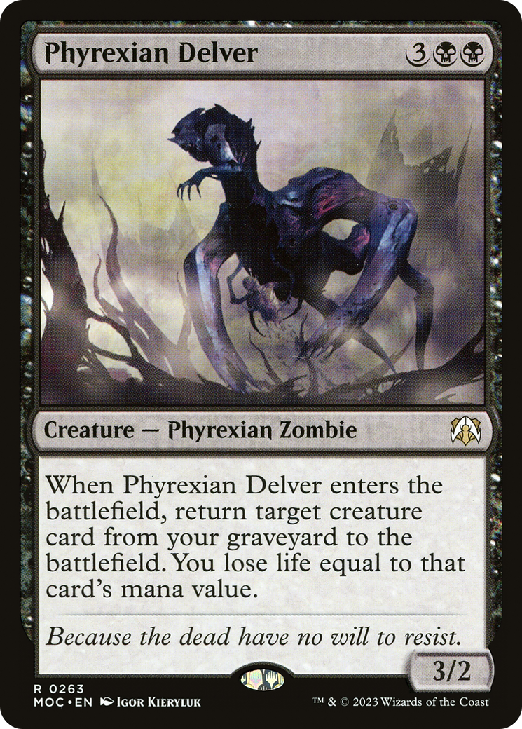 Image of Phyrexian Delver [March of the Machine Commander]