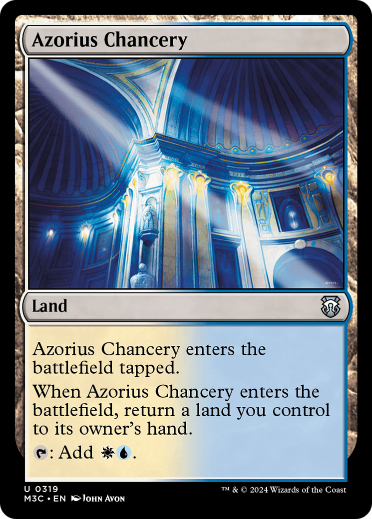 Image of Azorius Chancery [Modern Horizons 3 Commander]