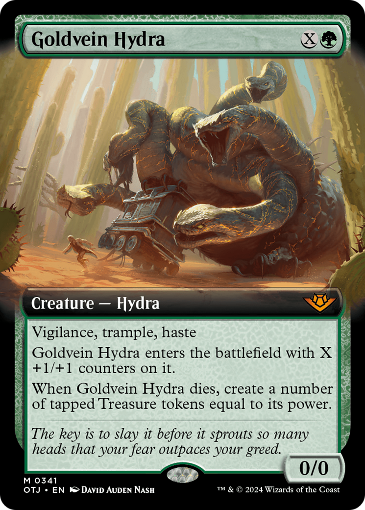 Image of Goldvein Hydra (Extended Art) [Outlaws of Thunder Junction]