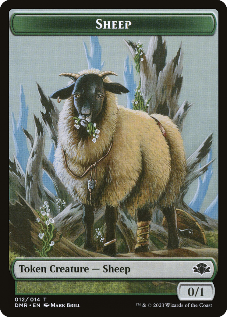 Image of Sheep Token [Dominaria Remastered Tokens]