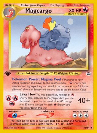 Image of Magcargo (33/64) [Neo Revelation 1st Edition]