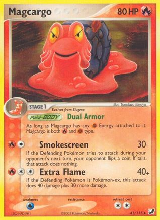 Image of Magcargo (41/115) (Stamped) [EX: Unseen Forces]
