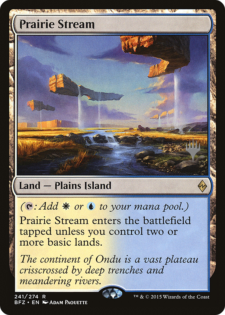 Image of Prairie Stream [Battle for Zendikar Promos]