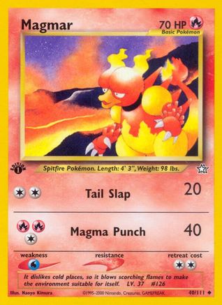 Image of Magmar (40/111) [Neo Genesis 1st Edition]