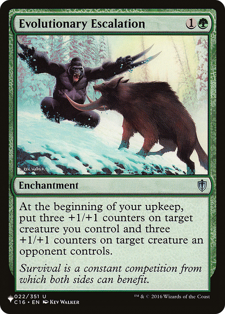 Image of Evolutionary Escalation [The List]