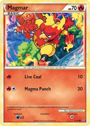 Image of Magmar (52/95) [HeartGold & SoulSilver: Unleashed]