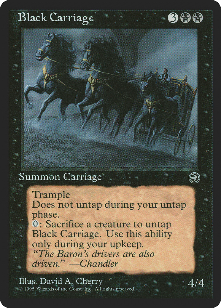 Image of Black Carriage [Homelands]