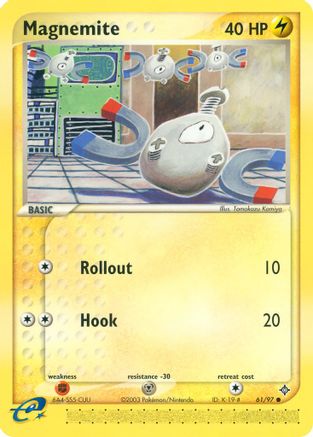 Image of Magnemite (61/97) [EX: Dragon]