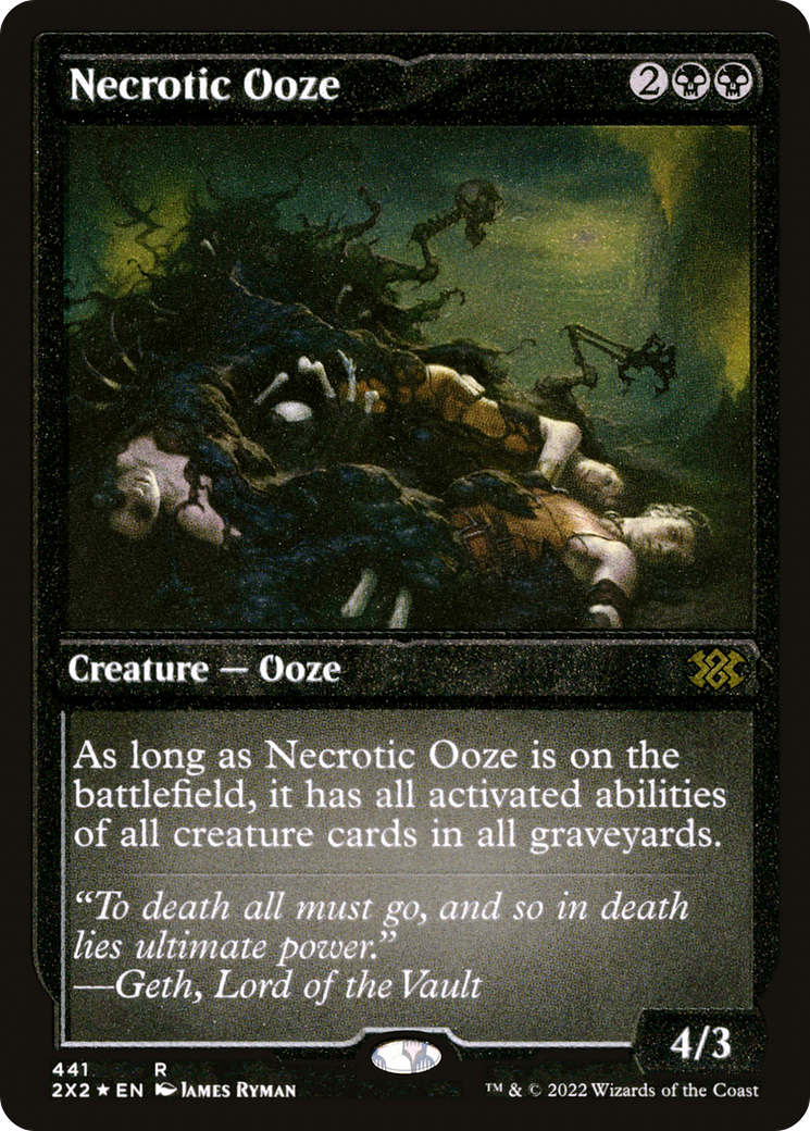 Image of Necrotic Ooze (Foil Etched) [Double Masters 2022]