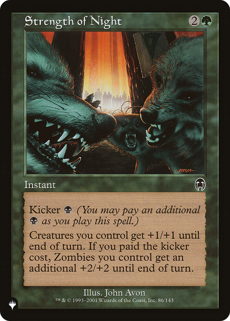 Image of Strength of Night [The List]