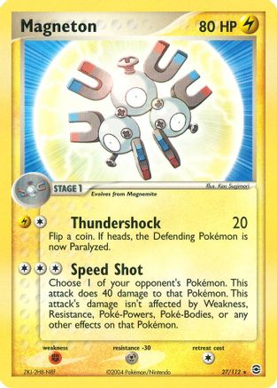 Image of Magneton (27/112) [EX: FireRed & LeafGreen]