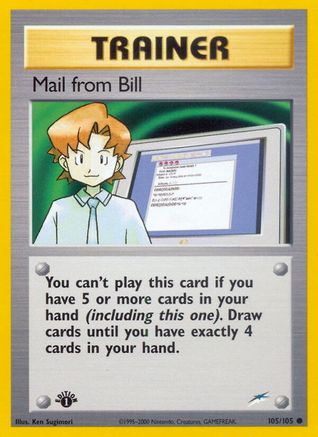 Image of Mail from Bill (105/105) [Neo Destiny 1st Edition]