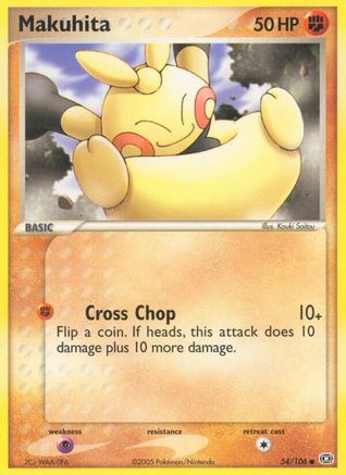 Image of Makuhita (54/106) (Stamped) [EX: Emerald]