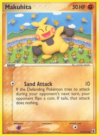 Image of Makuhita (75/113) (Stamped) [EX: Delta Species]