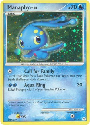 Image of Manaphy (9/130) [Diamond & Pearl: Base Set]