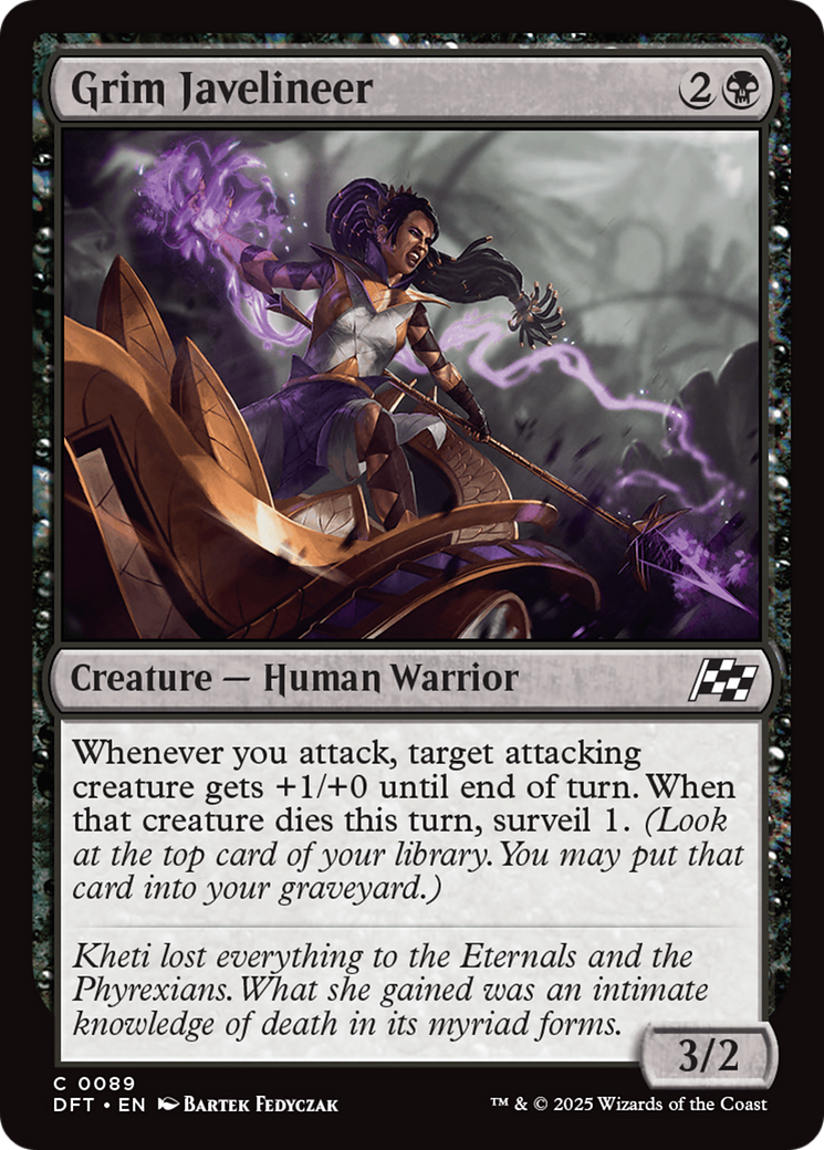 Image of Grim Javelineer [Aetherdrift]