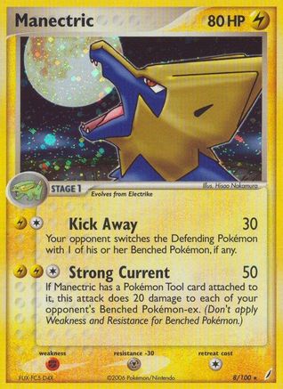 Image of Manectric (8/100) (Stamped) [EX: Crystal Guardians]