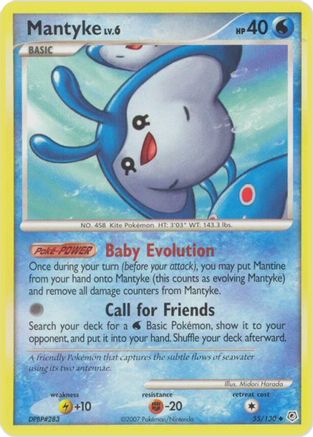 Image of Mantyke (55/130) [Diamond & Pearl: Base Set]