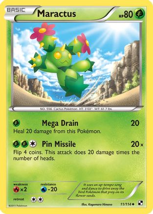 Image of Maractus (11/114) [Black & White: Base Set]