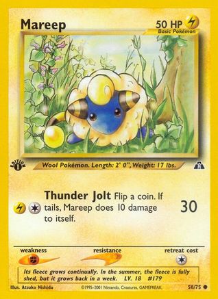 Image of Mareep (58/75) [Neo Discovery 1st Edition]