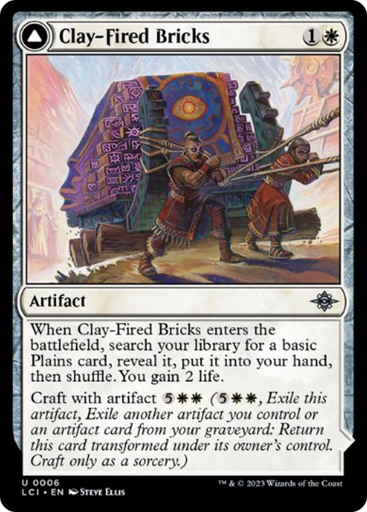 Image of Clay-Fired Bricks // Cosmium Kiln [The Lost Caverns of Ixalan]