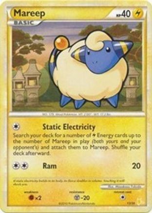 Image of Mareep (20/30) [HeartGold & SoulSilver: Trainer Kit - Raichu]