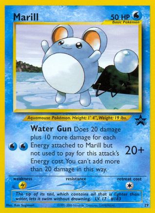 Image of Marill (29) [Wizards of the Coast: Black Star Promos]