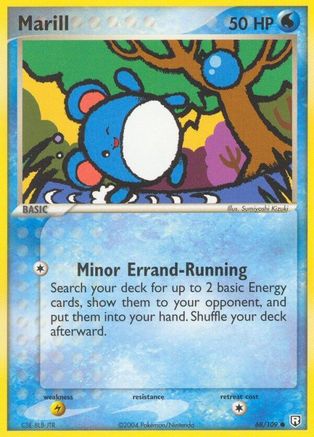 Image of Marill (68/109) (Stamped) [EX: Team Rocket Returns]