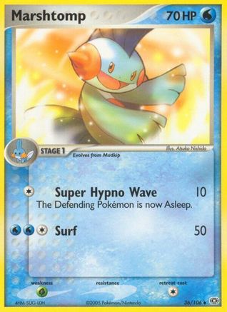 Image of Marshtomp (36/106) (Stamped) [EX: Emerald]