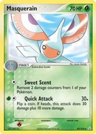Image of Masquerain (47/110) (Stamped) [EX: Holon Phantoms]