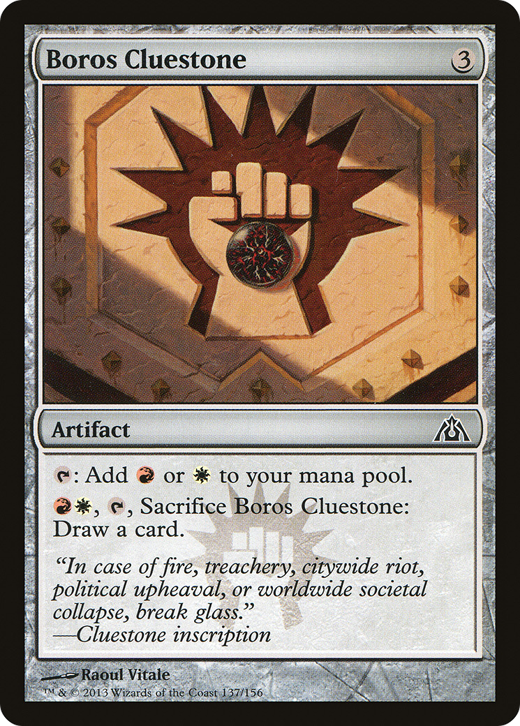 Image of Boros Cluestone [Dragon's Maze]