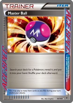 Image of Master Ball (94/101) [Black & White: Plasma Blast]
