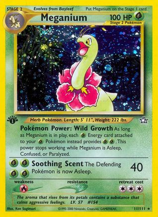 Image of Meganium (11/111) [Neo Genesis 1st Edition]