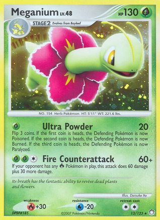 Image of Meganium (13/123) [Diamond & Pearl: Mysterious Treasures]