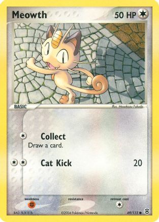 Image of Meowth (69/112) [EX: FireRed & LeafGreen]