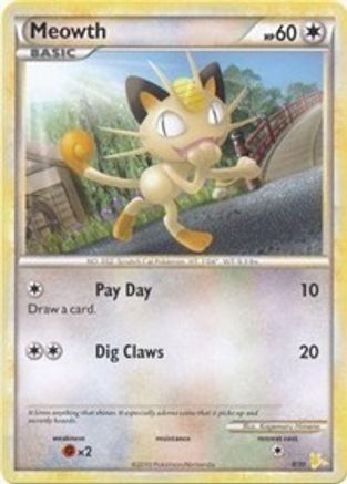 Image of Meowth (4/30) [HeartGold & SoulSilver: Trainer Kit - Raichu]