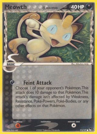 Image of Meowth (11/17) (Delta Species) [POP Series 5]