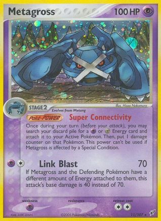 Image of Metagross (11/107) (Stamped) [EX: Deoxys]