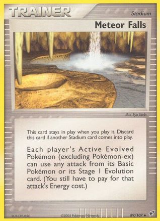 Image of Meteor Falls (89/107) (Stamped) [EX: Deoxys]