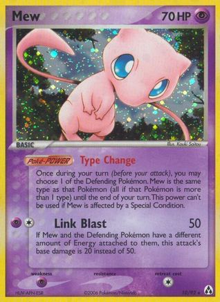 Image of Mew (10/92) (Stamped) [EX: Legend Maker]