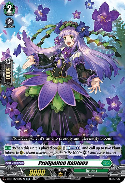 Image of Prodpollen Rafilous (D-BT05/035EN) [Triumphant Return of the Brave Heroes]
