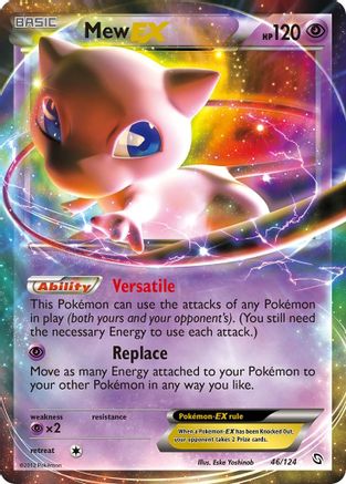 Image of Mew EX (46/124) [Black & White: Dragons Exalted]