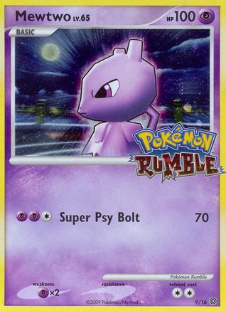 Image of Mewtwo (9/16) [Pokémon Rumble]