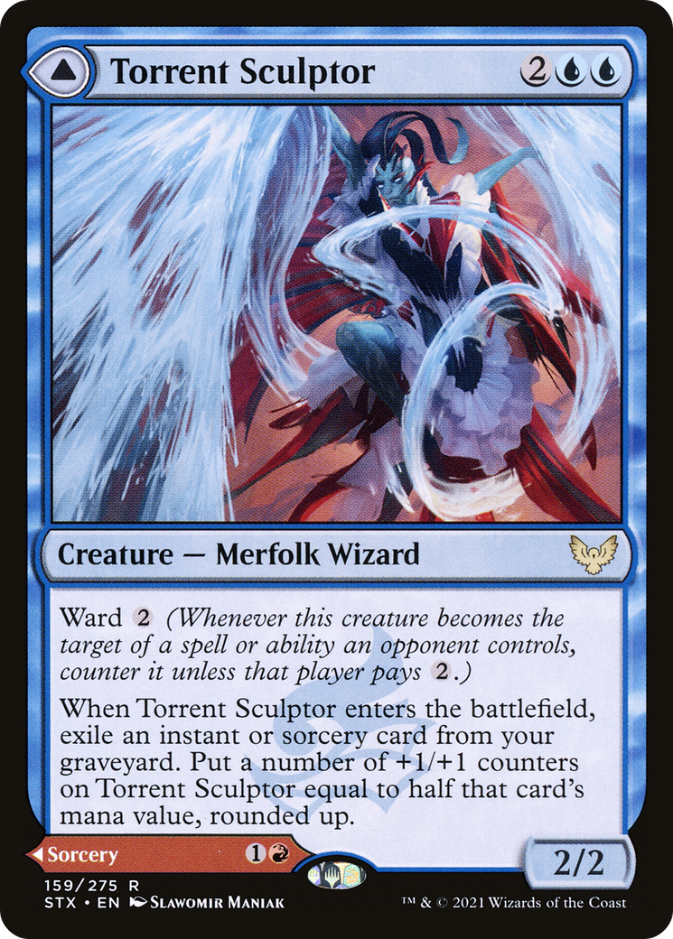 Image of Torrent Sculptor // Flamethrower Sonata [Strixhaven: School of Mages]