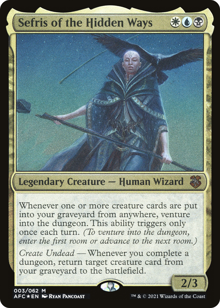 Image of Sefris of the Hidden Ways (Display Commander) [Dungeons & Dragons: Adventures in the Forgotten Realms Commander]