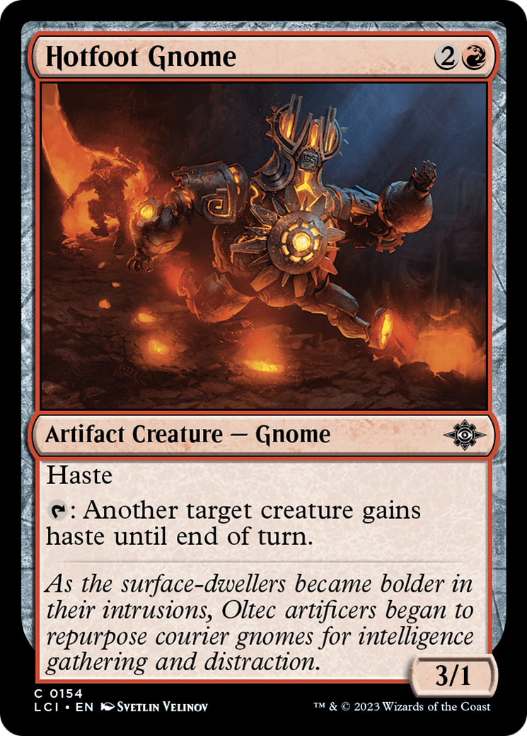 Image of Hotfoot Gnome [The Lost Caverns of Ixalan]